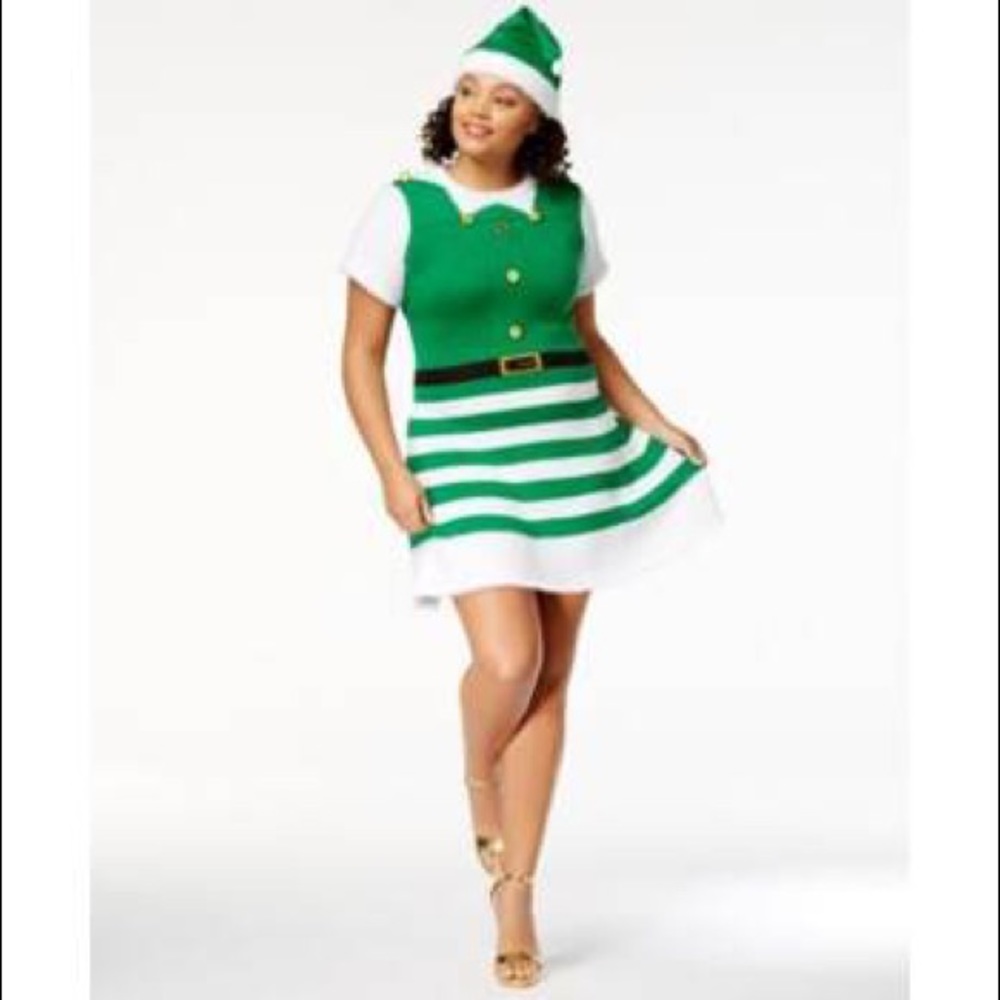 Planet gold// elf dress with hat